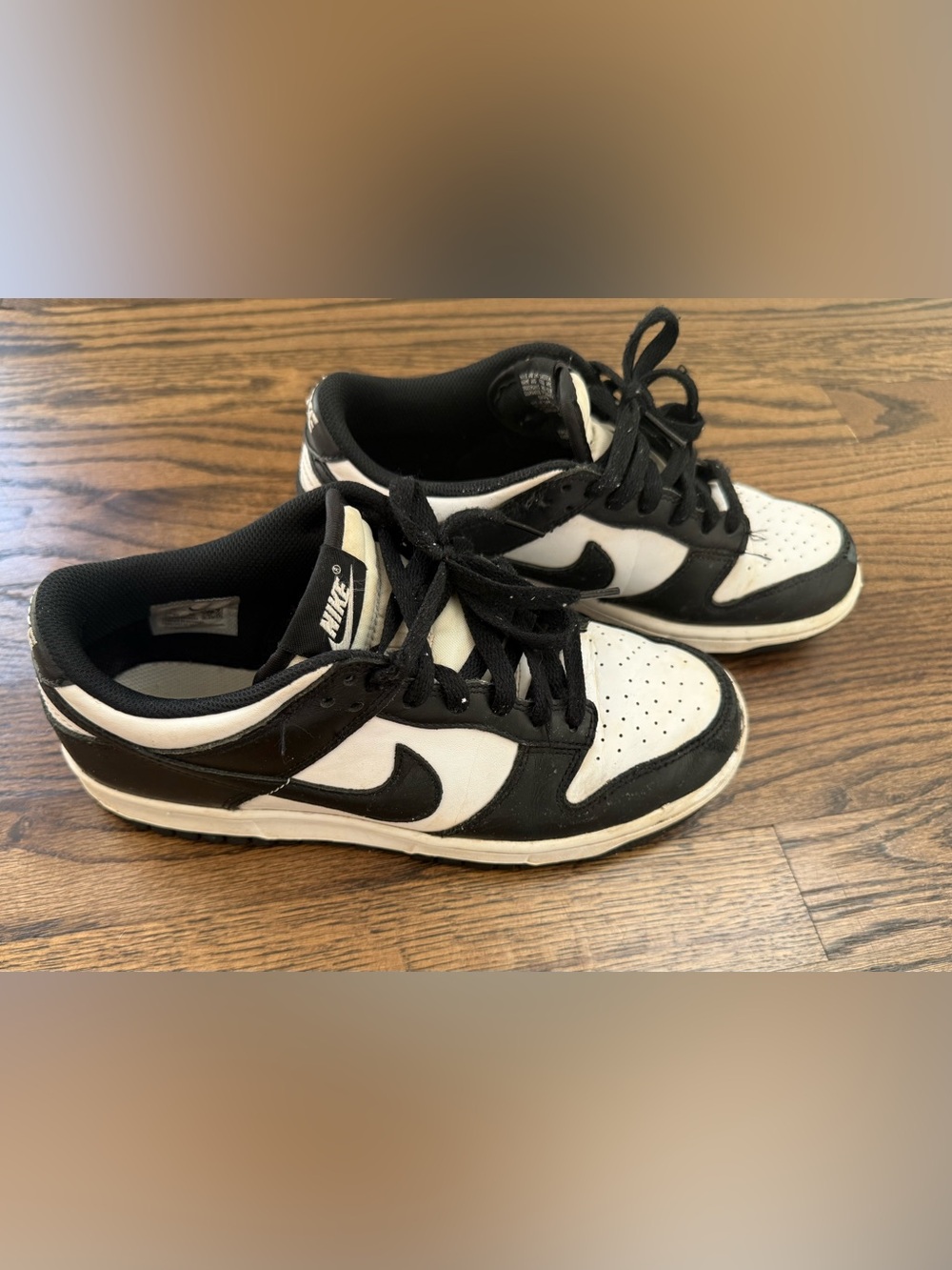 Nike Kids Black & White Sneakers